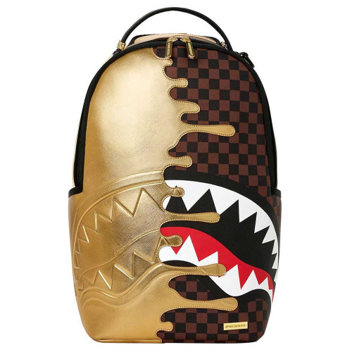Sprayground Τσάντα πλάτης Sharks In Paris Gold Drip Backpack